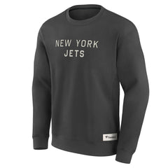 New York Jets Elements Future Ground Lettering Pullover Sweatshirt - Charcoal outlet