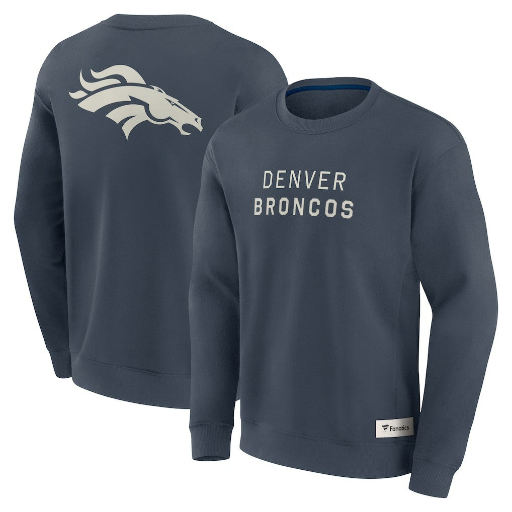 Denver Broncos Elements Future Ground Lettering Pullover Sweatshirt - Navy discount