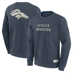 Denver Broncos Elements Future Ground Lettering Pullover Sweatshirt - Navy discount