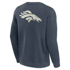 Denver Broncos Elements Future Ground Lettering Pullover Sweatshirt - Navy discount