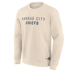 Kansas City Chiefs Elements Future Ground Lettering Pullover Sweatshirt - Cream discount