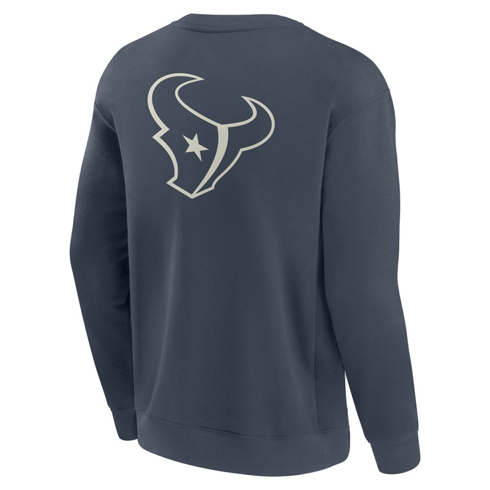 Houston Texans Elements Future Ground Lettering Pullover Sweatshirt - Navy for sale