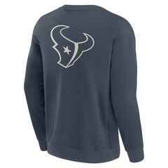 Houston Texans Elements Future Ground Lettering Pullover Sweatshirt - Navy for sale