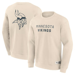 Minnesota Vikings Elements Future Ground Lettering Pullover Sweatshirt - Cream outlet