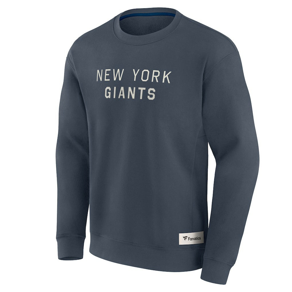 New York Giants Elements Future Ground Lettering Pullover Sweatshirt - Navy discount