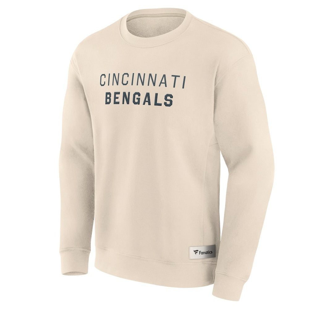 Cincinnati Bengals Elements Future Ground Lettering Pullover Sweatshirt - Cream cheap