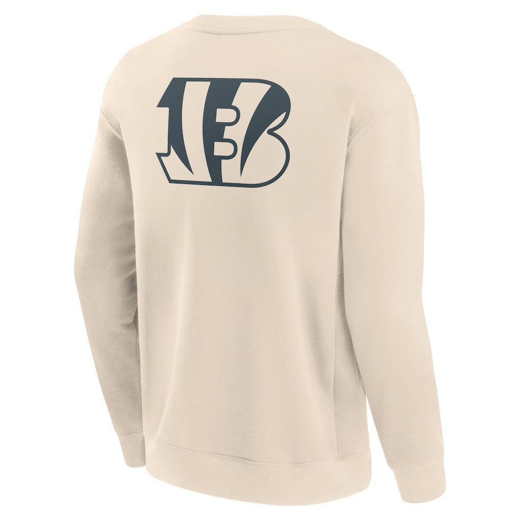 Cincinnati Bengals Elements Future Ground Lettering Pullover Sweatshirt - Cream cheap