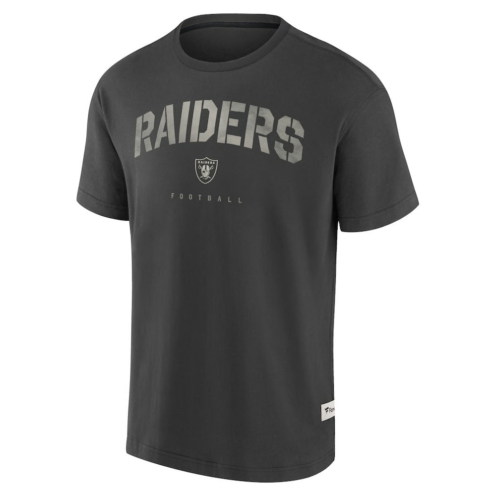 Las Vegas Raiders Elements Weathered Tonal Future Ground T-Shirt - Charcoal for sale