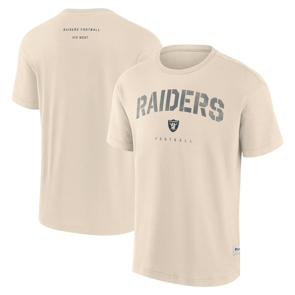 Las Vegas Raiders Elements Weathered Tonal Future Ground T-Shirt - Cream cheap
