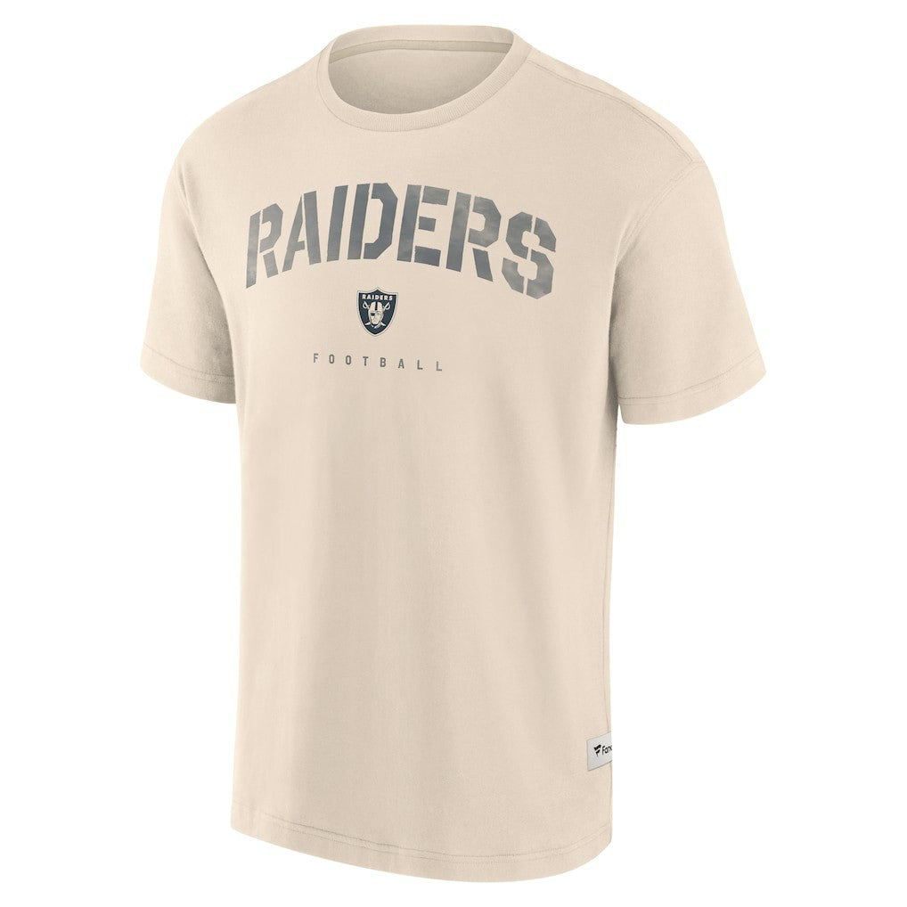Las Vegas Raiders Elements Weathered Tonal Future Ground T-Shirt - Cream cheap