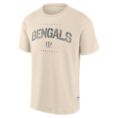 Cincinnati Bengals Elements Weathered Tonal Future Ground T-Shirt - Cream for sale