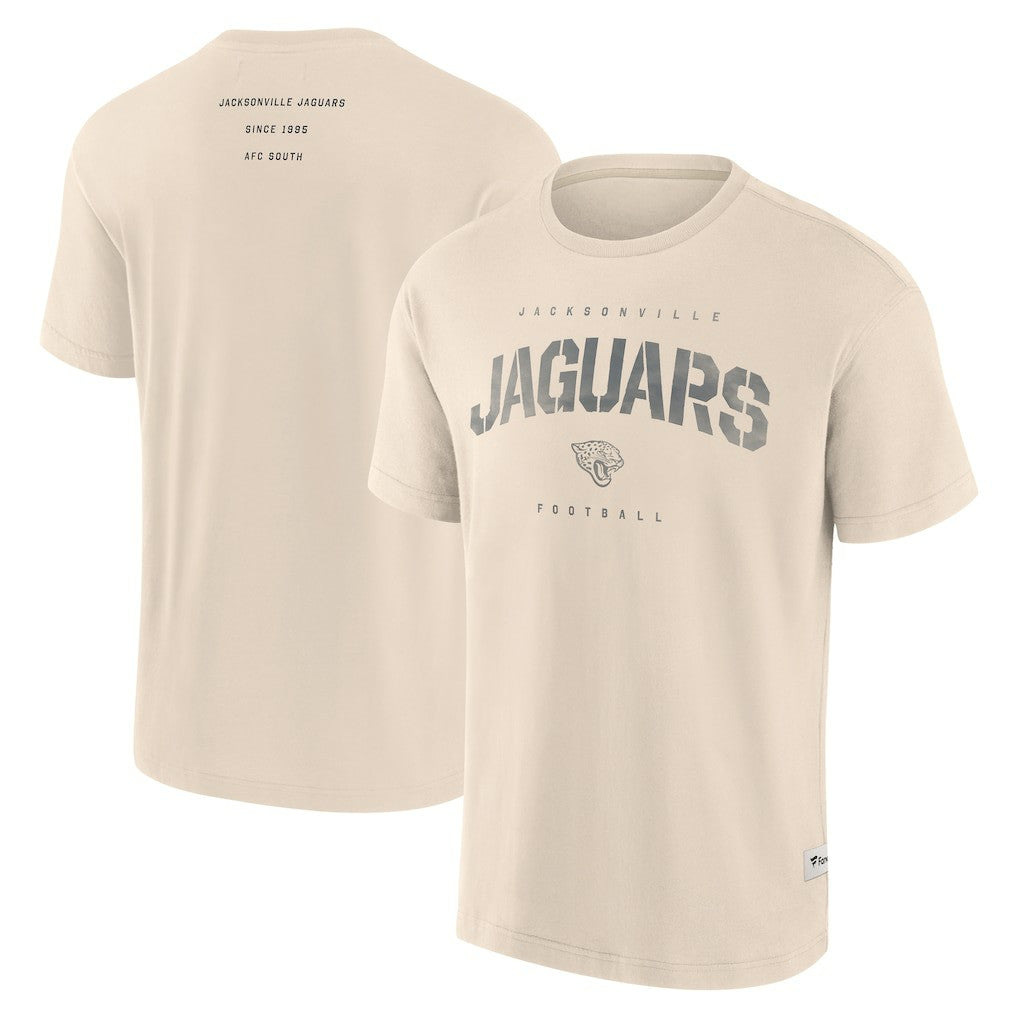 Jacksonville Jaguars Elements Weathered Tonal Future Ground T-Shirt - Cream cheap