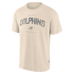 Miami Dolphins Elements Weathered Tonal Future Ground T-Shirt - Cream for sale