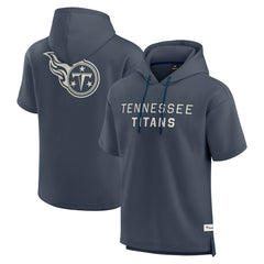 Tennessee Titans Elements Future Ground Lettering Short Sleeve Pullover Hoodie - Navy sale