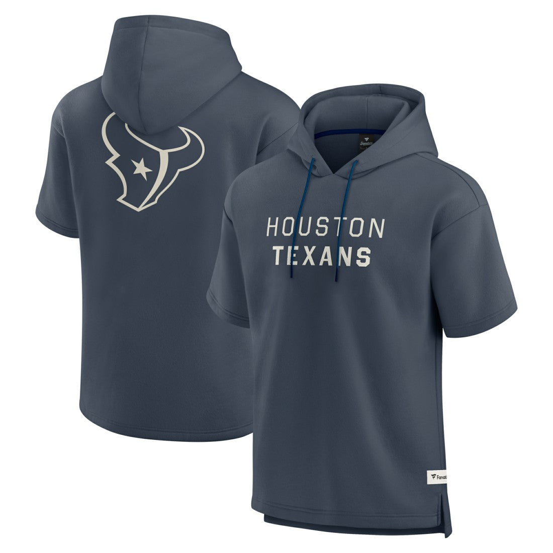 Houston Texans Elements Future Ground Lettering Short Sleeve Pullover Hoodie - Navy online