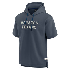 Houston Texans Elements Future Ground Lettering Short Sleeve Pullover Hoodie - Navy online