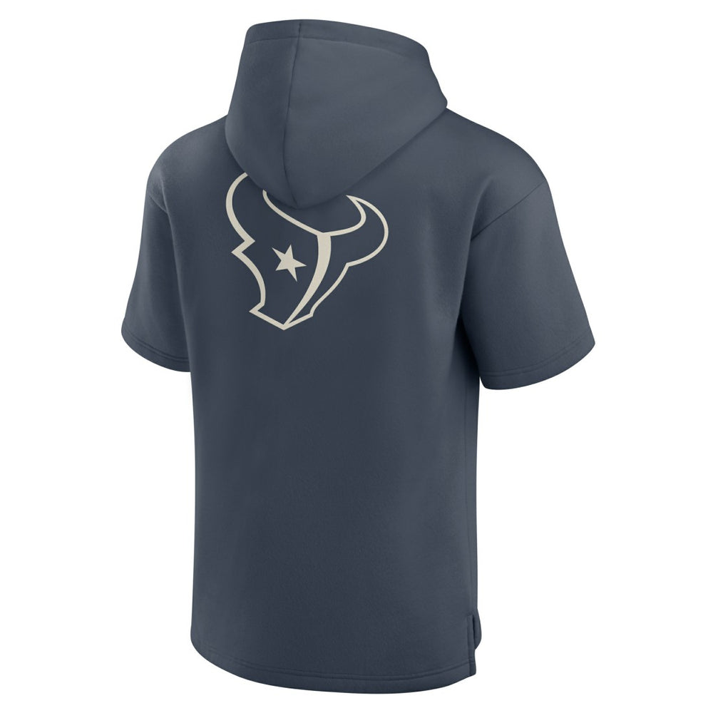 Houston Texans Elements Future Ground Lettering Short Sleeve Pullover Hoodie - Navy online