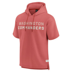 Washington Commanders Elements Future Ground Lettering Short Sleeve Pullover Hoodie - Red on sale