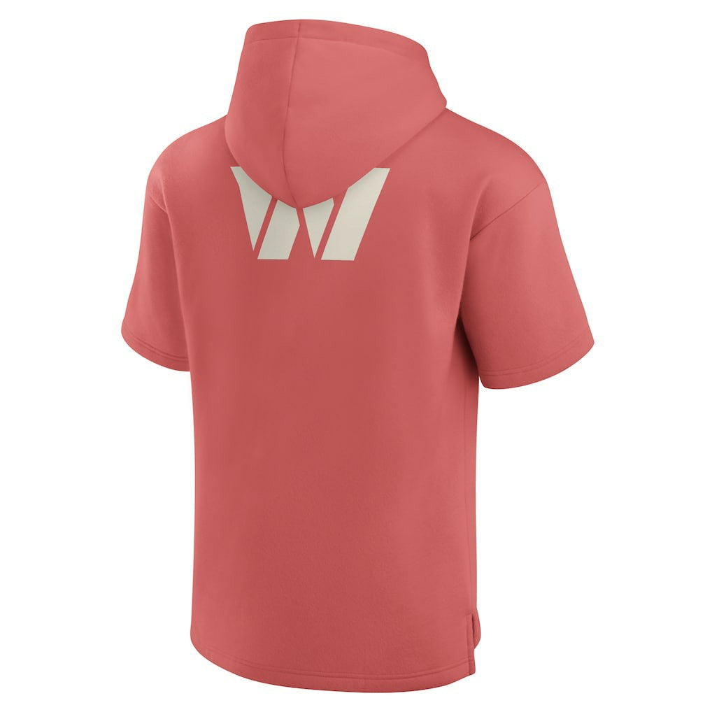 Washington Commanders Elements Future Ground Lettering Short Sleeve Pullover Hoodie - Red on sale