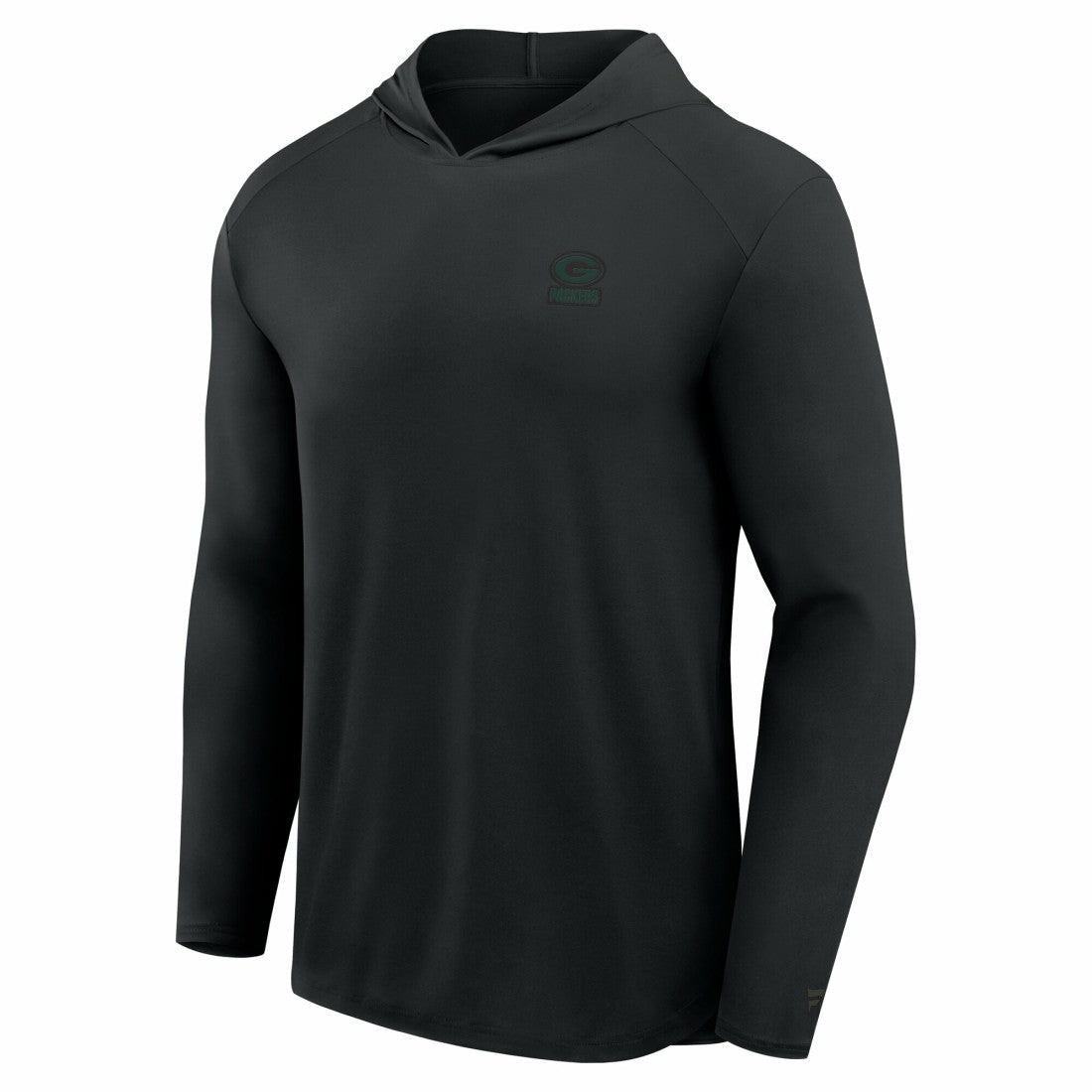 Green Bay Packers Front Office Power Mono Long Sleeve Hoodie T-Shirt - Black discount
