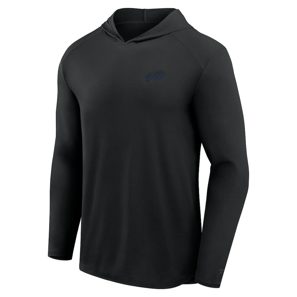 Buffalo Bills Front Office Power Mono Long Sleeve Hoodie T-Shirt - Black discount