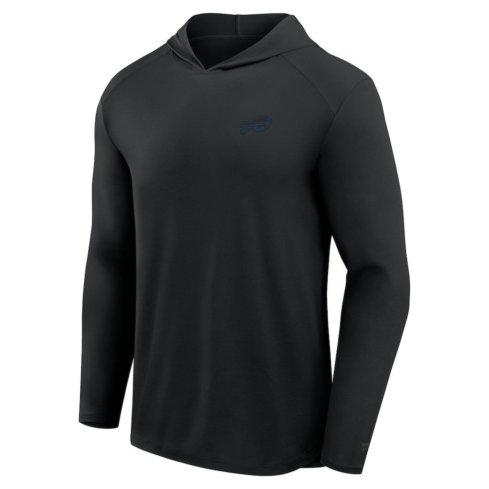 Buffalo Bills Front Office Power Mono Long Sleeve Hoodie T-Shirt - Black discount