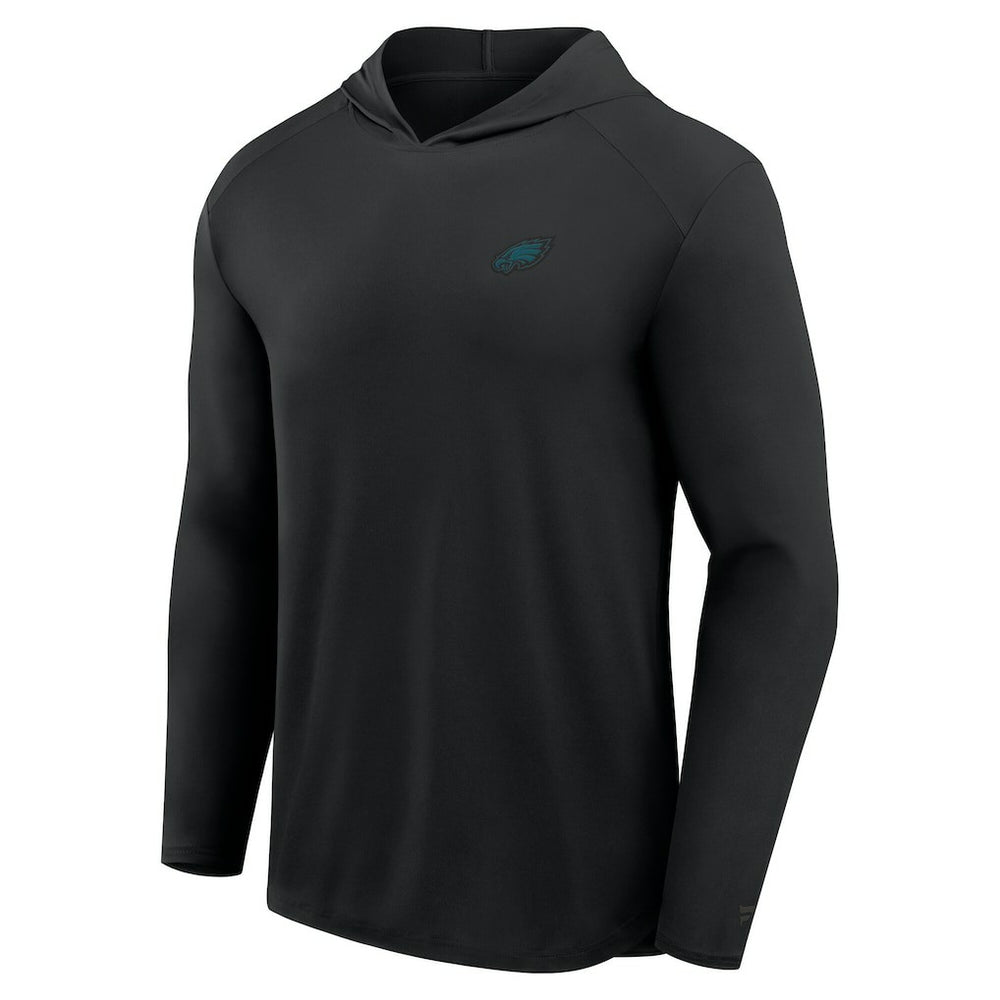 Philadelphia Eagles Front Office Power Mono Long Sleeve Hoodie T-Shirt - Black cheap
