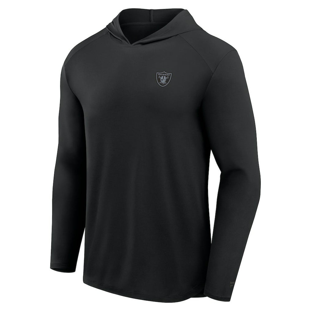 Las Vegas Raiders Front Office Power Mono Long Sleeve Hoodie T-Shirt - Black sale