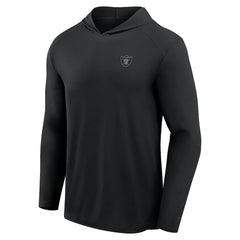 Las Vegas Raiders Front Office Power Mono Long Sleeve Hoodie T-Shirt - Black sale