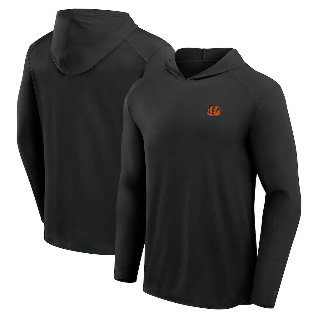 Cincinnati Bengals Front Office Power Mono Long Sleeve Hoodie T-Shirt - Black cheap