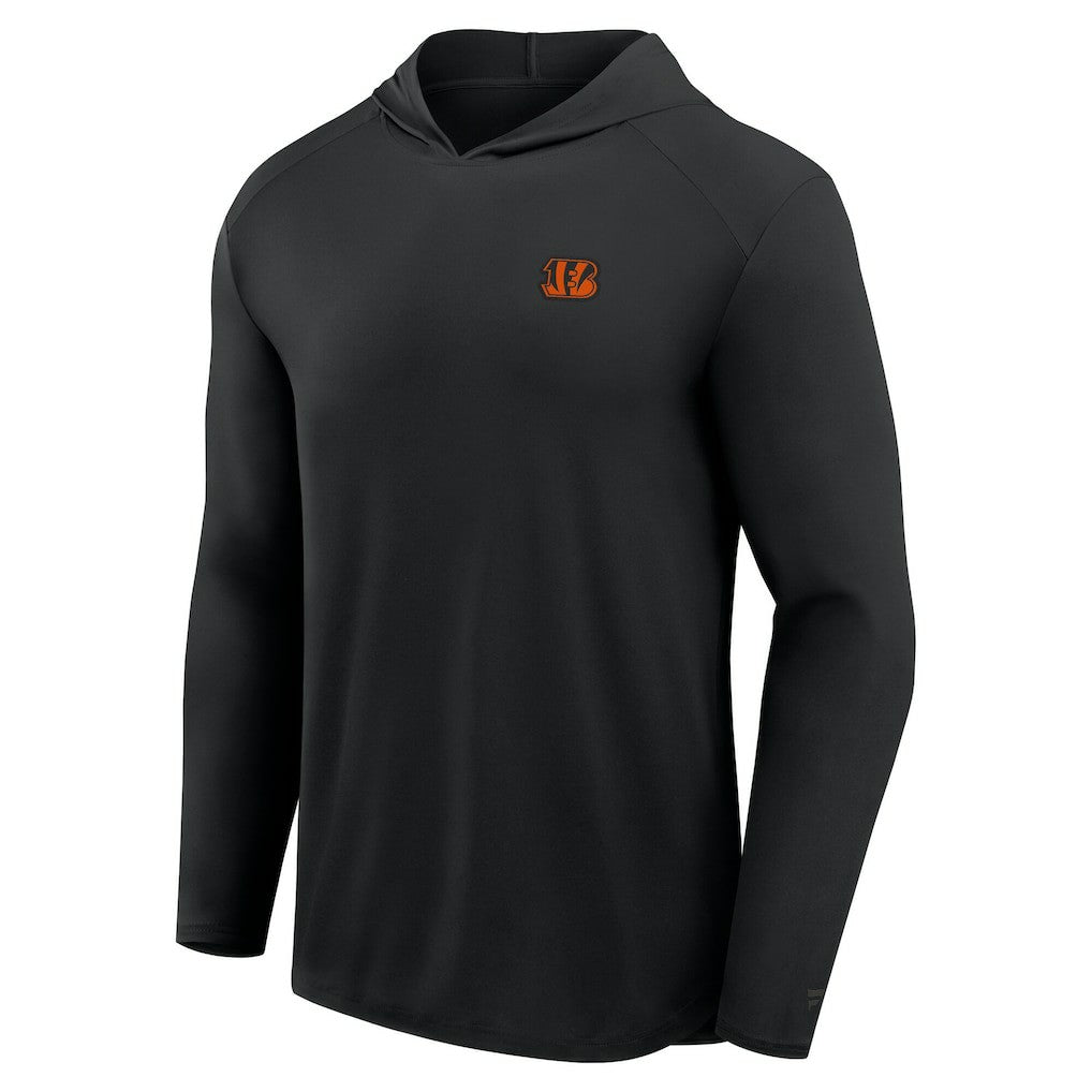 Cincinnati Bengals Front Office Power Mono Long Sleeve Hoodie T-Shirt - Black cheap