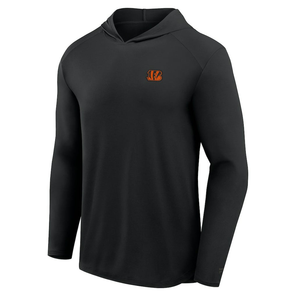 Cincinnati Bengals Front Office Power Mono Long Sleeve Hoodie T-Shirt - Black cheap