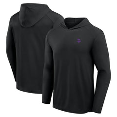 Minnesota Vikings Front Office Power Mono Long Sleeve Hoodie T-Shirt - Black outlet