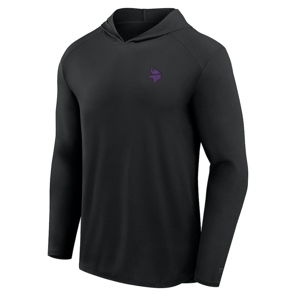 Minnesota Vikings Front Office Power Mono Long Sleeve Hoodie T-Shirt - Black outlet