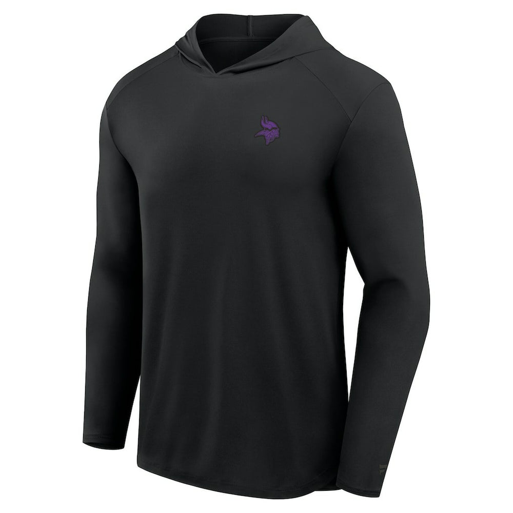 Minnesota Vikings Front Office Power Mono Long Sleeve Hoodie T-Shirt - Black outlet