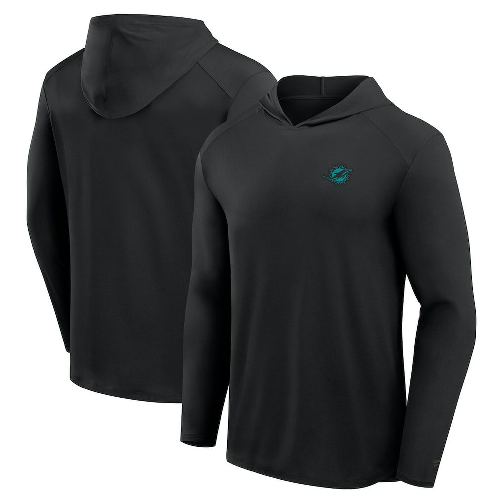 Miami Dolphins Front Office Power Mono Long Sleeve Hoodie T-Shirt - Black online