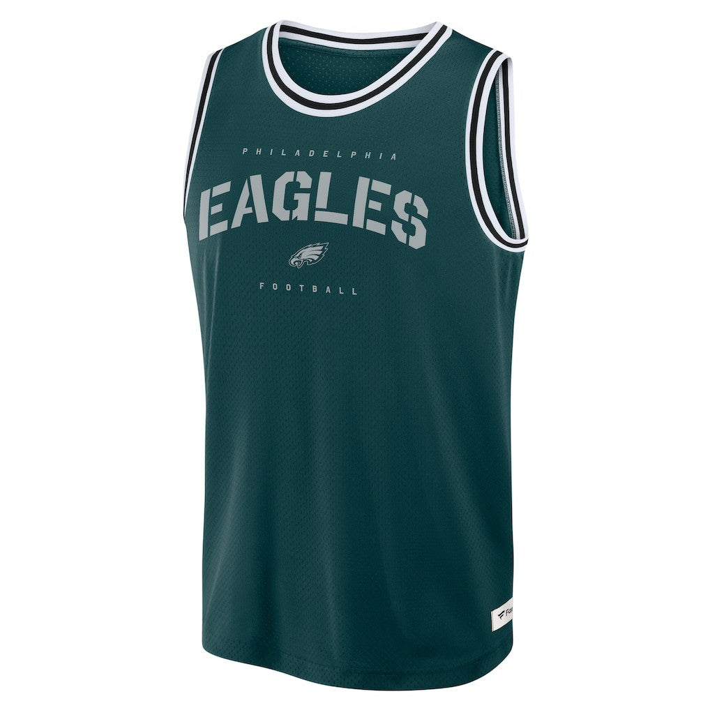 Philadelphia Eagles Elements Future Ground Jersey Tank Top - Midnight Green outlet
