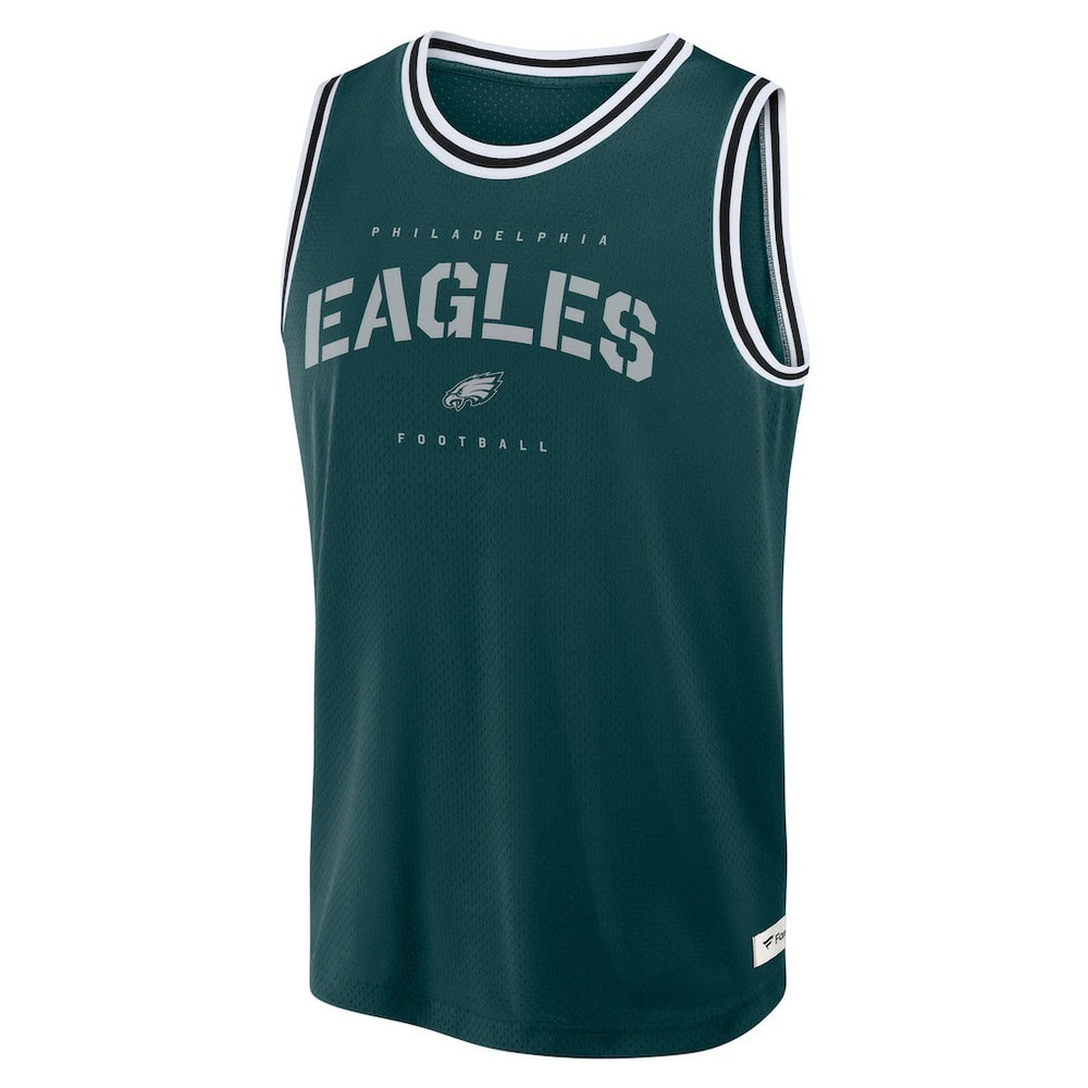 Philadelphia Eagles Elements Future Ground Jersey Tank Top - Midnight Green outlet