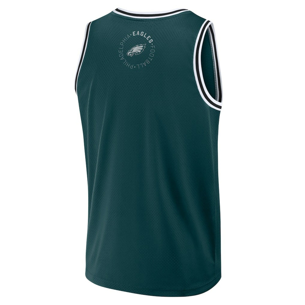 Philadelphia Eagles Elements Future Ground Jersey Tank Top - Midnight Green outlet
