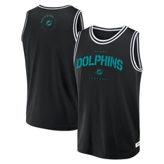 Miami Dolphins Elements Future Ground Jersey Tank Top - Black outlet