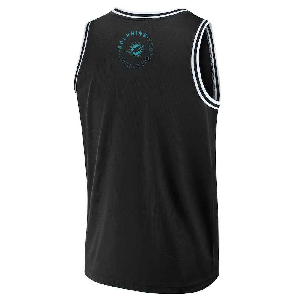 Miami Dolphins Elements Future Ground Jersey Tank Top - Black outlet