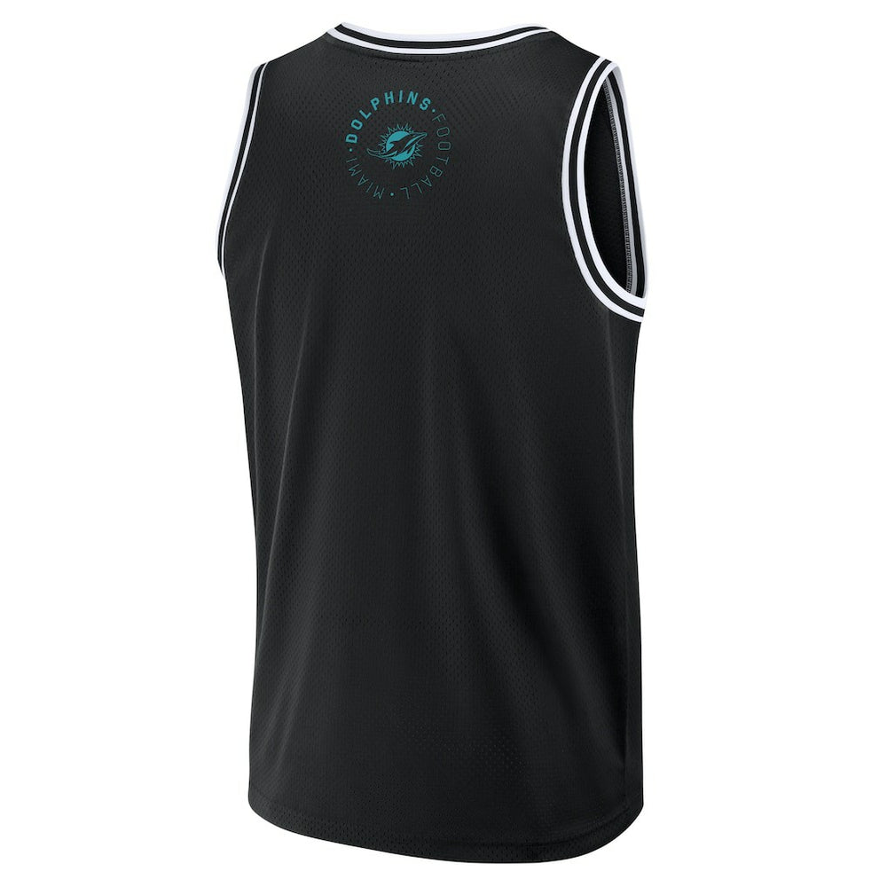Miami Dolphins Elements Future Ground Jersey Tank Top - Black outlet