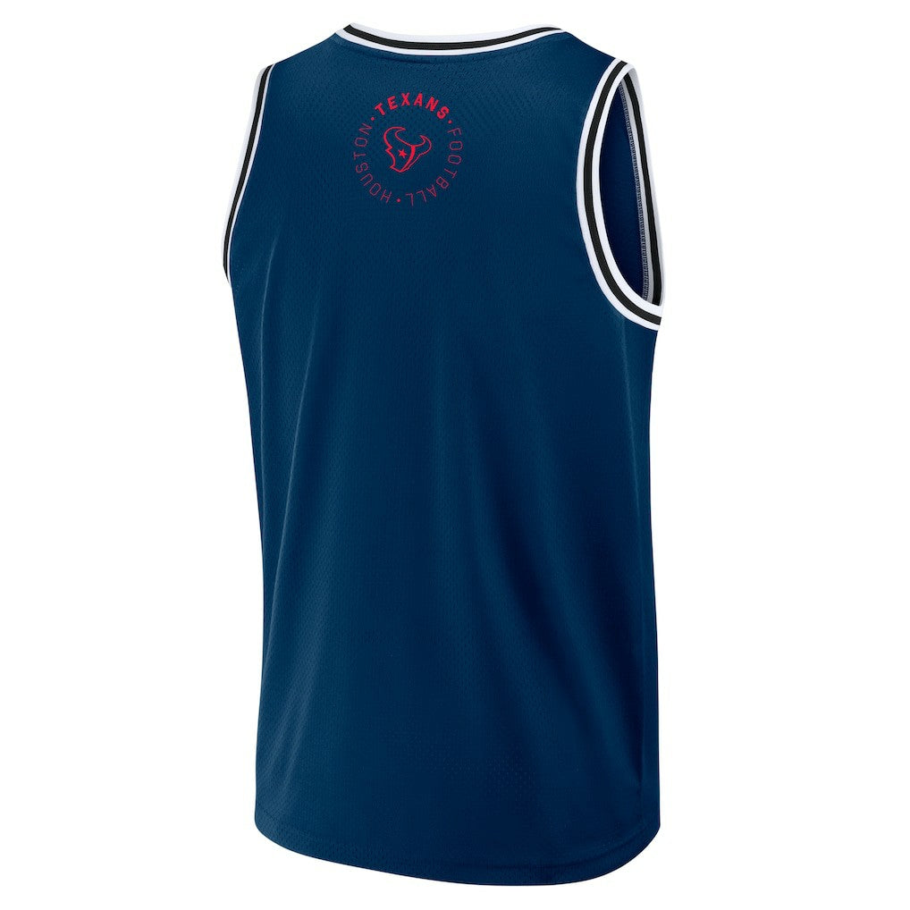 Houston Texans Elements Future Ground Jersey Tank Top - Navy on sale