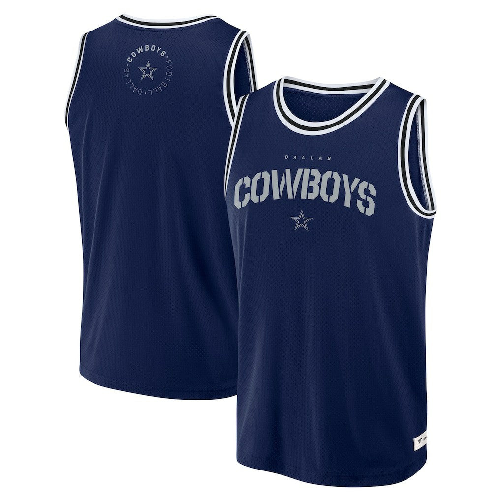 Dallas Cowboys Elements Future Ground Jersey Tank Top - Navy online