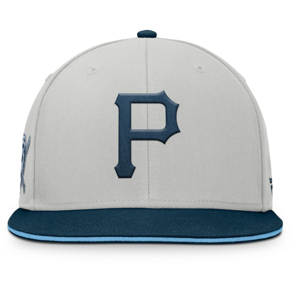 Pittsburgh Pirates Knuckleball Snapback Hat Gray