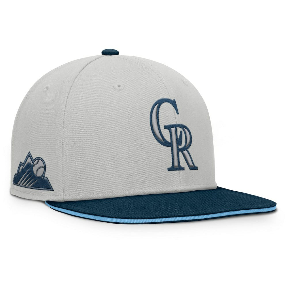 Colorado Rockies Knuckleball Snapback Hat Gray