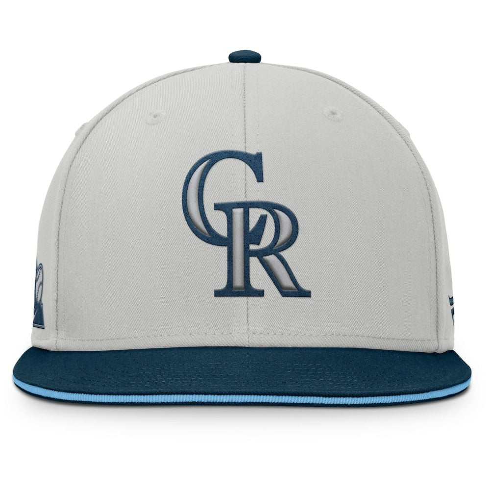 Colorado Rockies Knuckleball Snapback Hat Gray