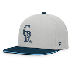 Colorado Rockies Knuckleball Snapback Hat Gray