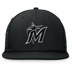 Miami Marlins Walk-Off Bullpen Snapback Hat Black