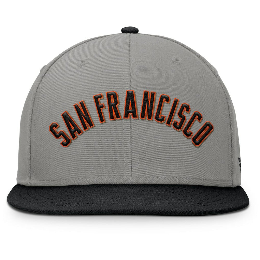 San Francisco Giants Clubhouse Dugout Fitted Hat Gray/Black